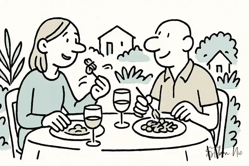 Landküche im Jacaranda – Abendessen aus dem Garten