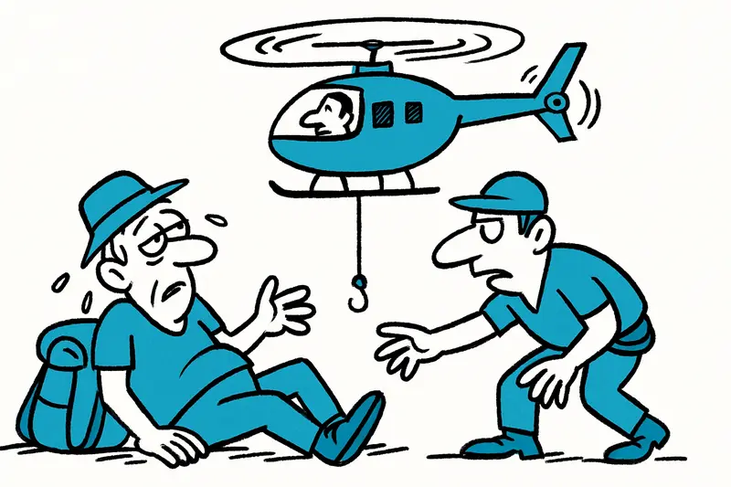 70-jähriger Deutscher im Torrent de Pareis per Hubschrauber gerettet