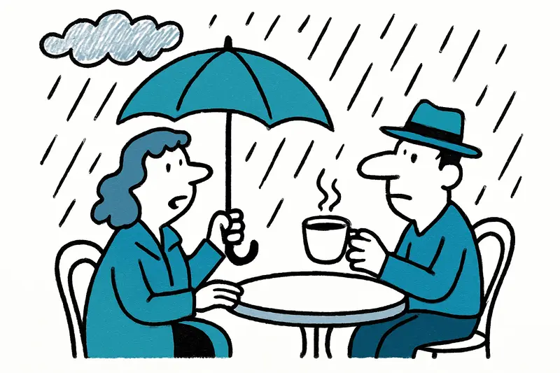 Herbstlicher Regen in Alcúdia: Milder Tag mit Schauern am 13. Oktober