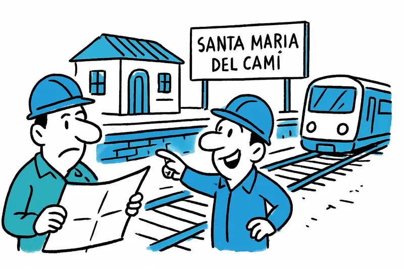 Santa Maria del Cami Station: Platforms to be renewed in 2026