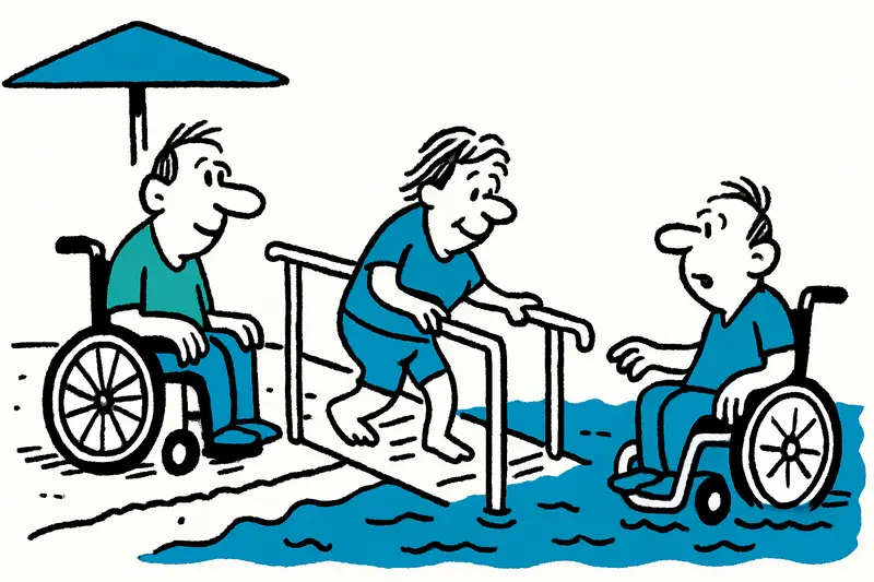 Barrierefreies Baden: Neue Zone für Menschen mit eingeschränkter Mobilität an Palmas Cala Estància