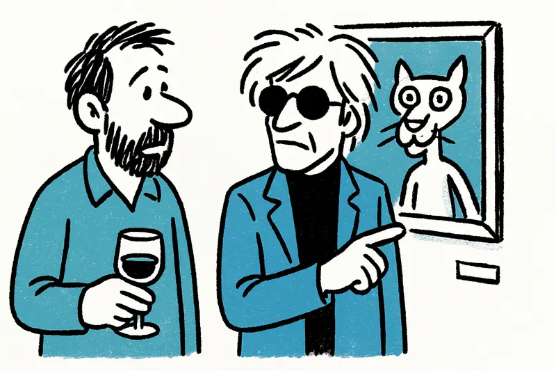 Interior del Pink Panthers Collectors Club en Puerto Portals con fotografía reflectante de Adrian Bedoy y obras de Warhol.