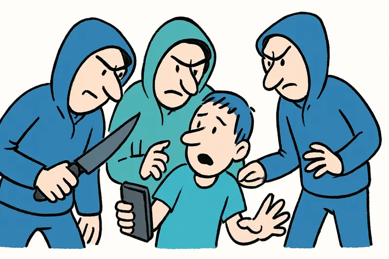 Überfall in Son Gotleu: Handy geraubt, Drohung mit Messern