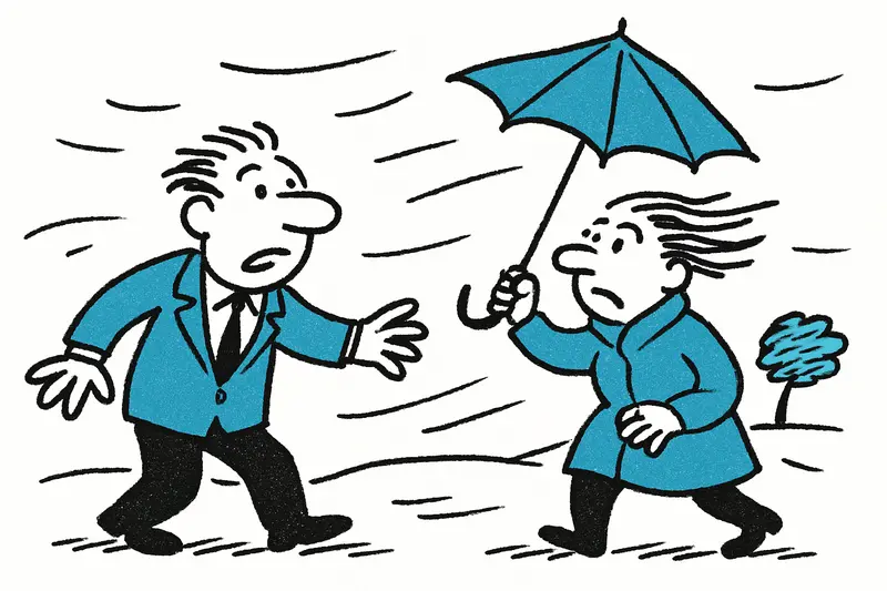 Wind-blown promenade and high waves near Mallorca during storm Benjamín