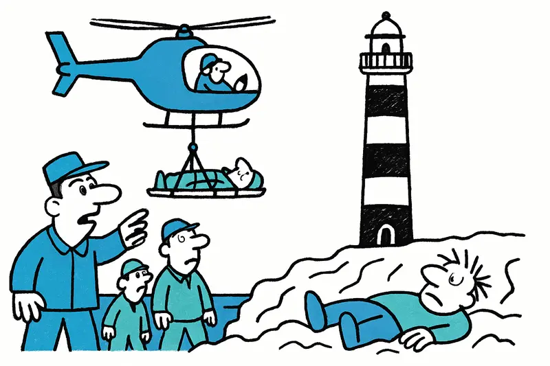 Rescate en el faro de Portocolom: por qué un desprendimiento se convierte tan rápido en una gran operación
