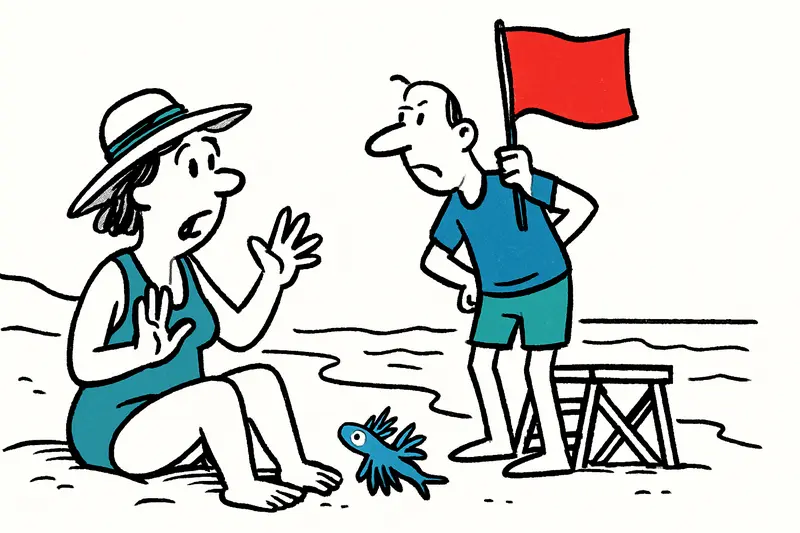 Blauer Drache bringt Badeverbote an die Costa Blanca