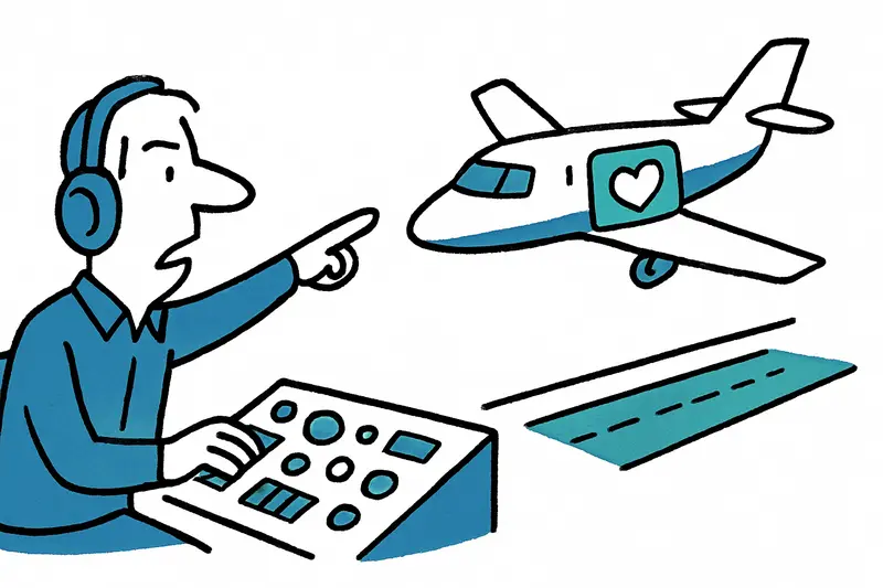 Schnelle Landung auf Mallorca: Lotsen ermöglichen Direktanflug für Organtransport