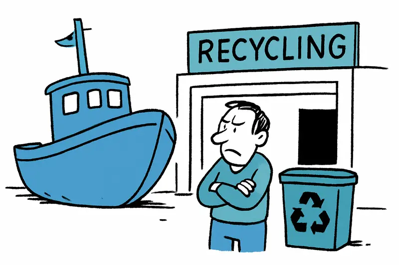 Boote blockieren Recyclinghof in Colònia de Sant Jordi: Wer räumt auf?