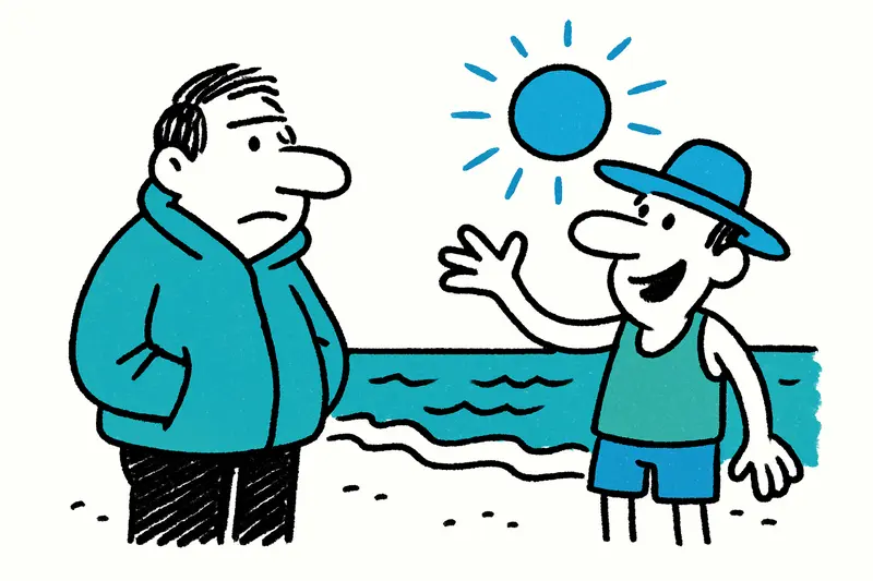 Cala Millor: Klarer Himmel und angenehm frische Temperaturen am 23. August