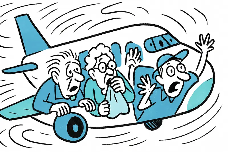 Umleitung nach Ibiza: Seniorengruppe erlebt sturmgeprägten Flug – Fragen zur Betreuung