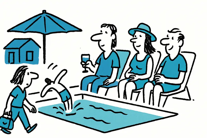 Vom Designer-Täschchen zum Chlorbad: Warum Mallorcas Pools jetzt stundenweise gemietet werden