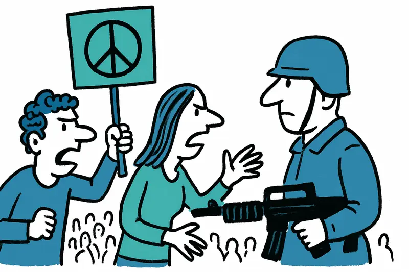 Protest in Palma: ‚Die Waffen müssen schweigen‘ und die Fragen an Madrid