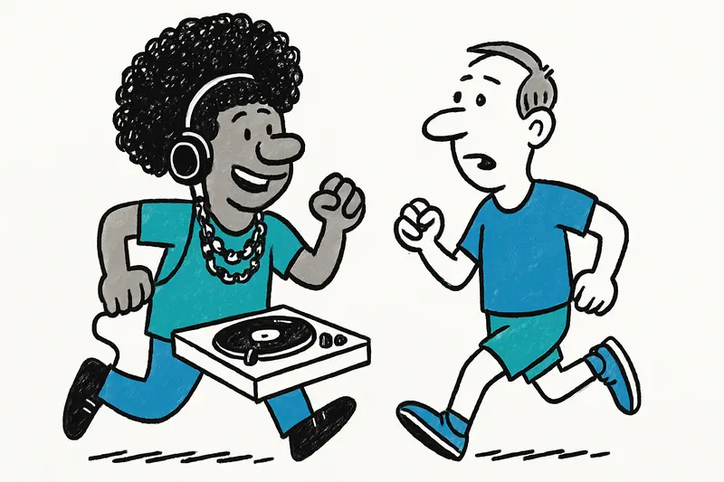 Der DJ, der Beats und Marathonläufe verbindet: NanaLove auf der Insel