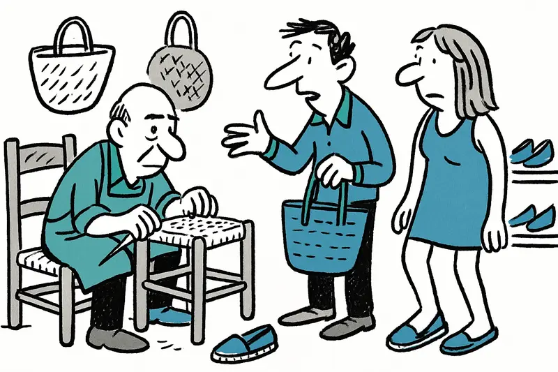 Esparteria C'an Toni Blancos in Inca: 85 Jahre Handwerk und Espadrilles