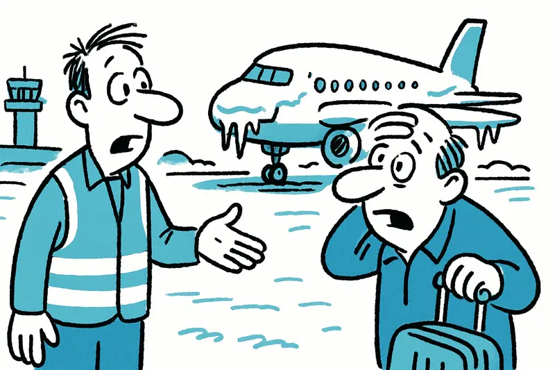 Eis-Chaos in Wien verzögert Mallorca-Flug – Was Reisende jetzt wissen sollten