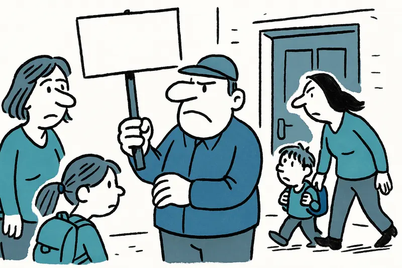 Elternblockade in Son Sardina: Schule steht drei Tage still nach Urteil gegen Lehrer