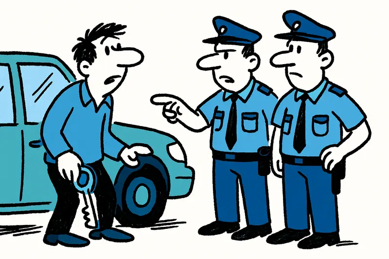 Mann holt sein abgeschlepptes Auto aus Depot – jetzt ermittelt die Polizei