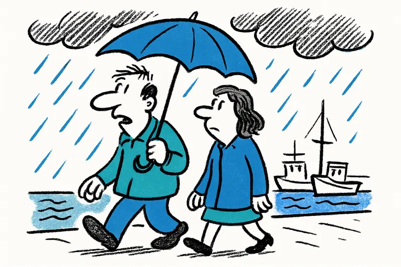 Días de otoño agradables en Alcúdia: lluvia anunciada, a pesar de ello paseos por el puerto