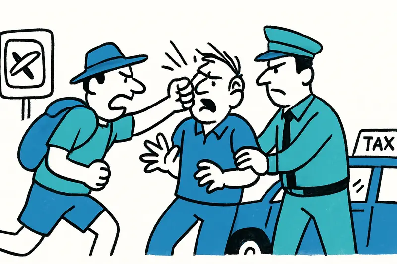 Detención en Son Sant Joan: Turista agrede a taxista — lo que dice el suceso sobre la isla