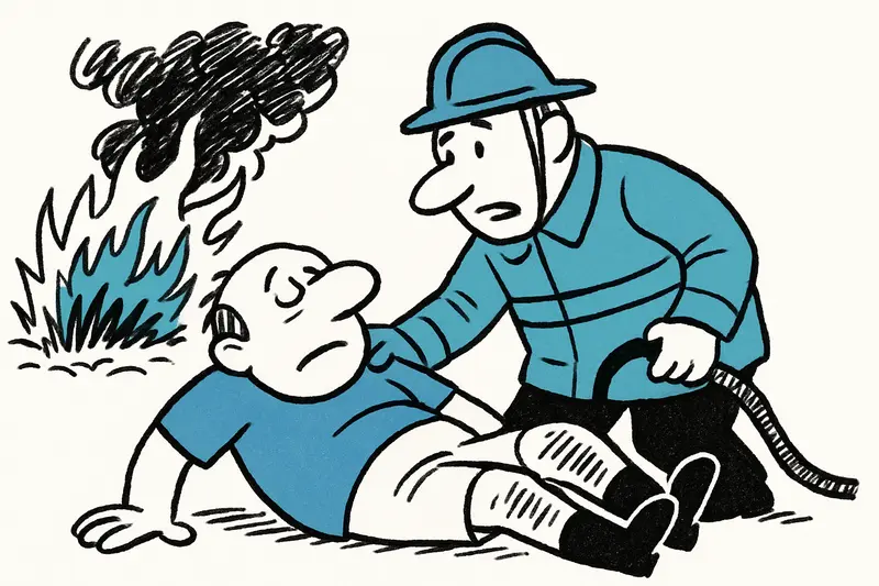 Feuerwehrmann schwer verletzt: Brand an Incaer Feldrandeinsatz fordert Opfer