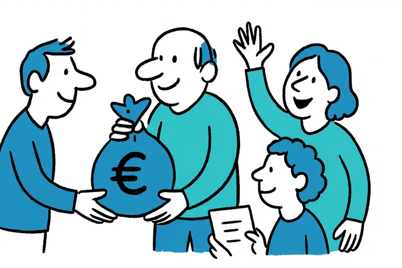 Residents at a neighborhood meeting discussing community project ideas and funding opportunities.