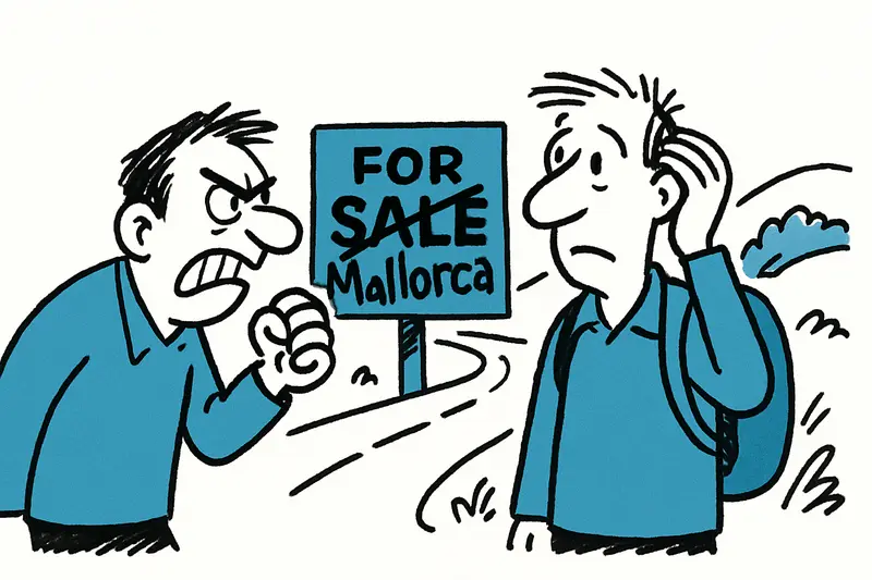„For sale Mallorca“ am Coll den Claret: Protest oder Provokation?