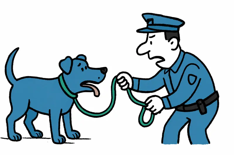 Perro suelto en la MA-19: rescate y una pregunta incómoda
