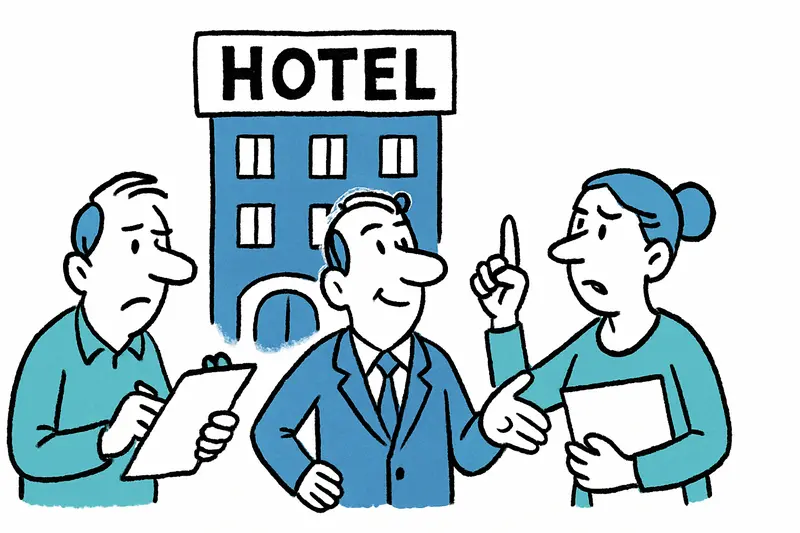 Mehrere Hotels an Mallorcas Küste bei Sonnenaufgang, Personal bereitet Empfang für vorgezogenen Saisonstart vor.