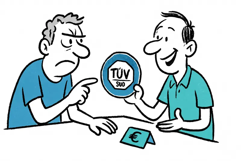 ¿Pegatinas TÜV falsas en Mallorca? Por qué una publicación inocente en Facebook causó revuelo