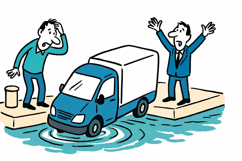 Vergessene Handbremse im Club de Mar: Sicherheits- und Umweltrisiken an Palmas Kai