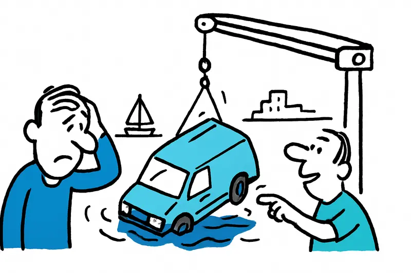 Transporter rollt in Club de Mar ins Wasser – Wie solche Unfälle verhindert werden können