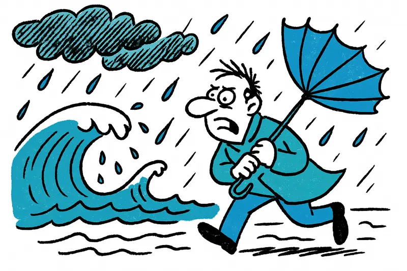 Herbst zieht auf: Sturm, Regen und bis zu drei Meter hohe Wellen an Mallorcas Küsten