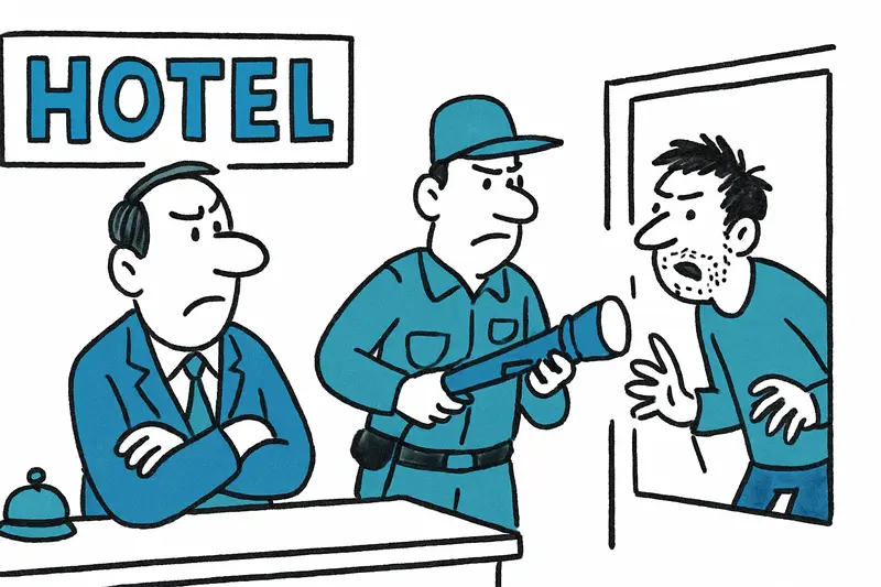 Hoteliers strengthen winter security against squatters — a reality check