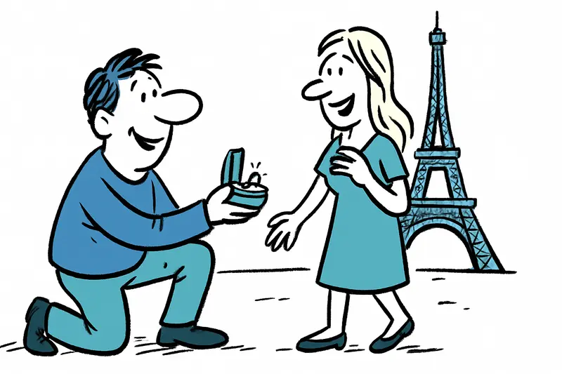 Ikke Hüftgold verlobt sich in Paris – Nina Reh sagt Ja