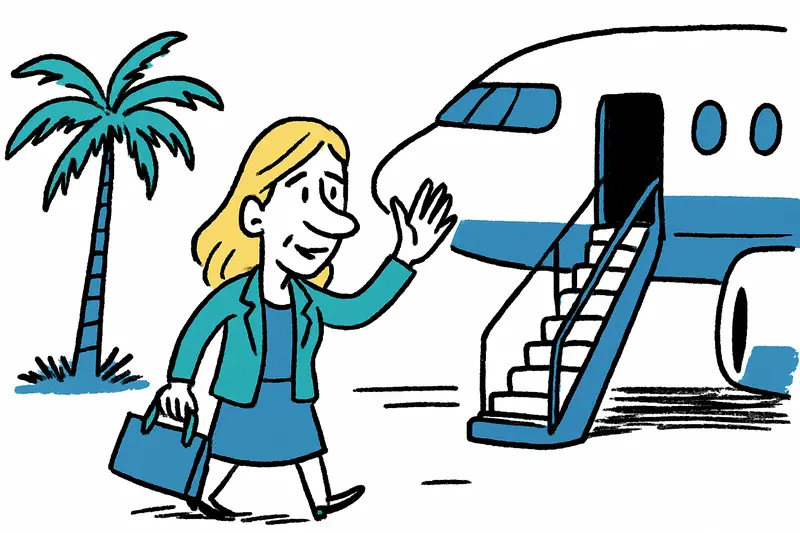 Infanta Cristina arriving discreetly at Mallorca airport