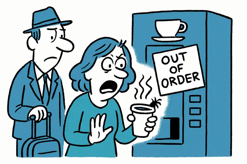 Insekten im Kaffee: Automaten an Palmas Estación Intermodal vorübergehend außer Betrieb