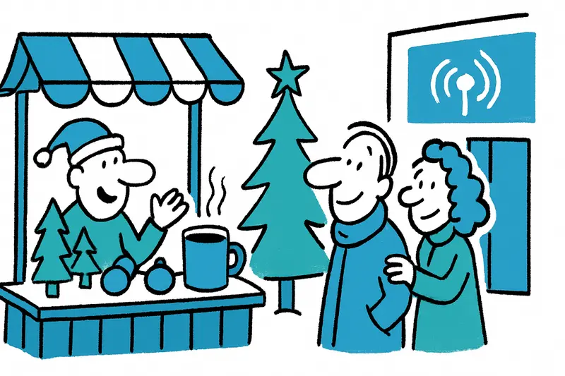 Inselradio Christmas Market: Five Days of Christmas Scents in Front of the Studios