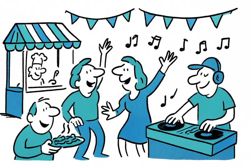 „Ja Era Hora“: Gastrofest füllt Binissalems Parkplatz mit Aromen und Musik