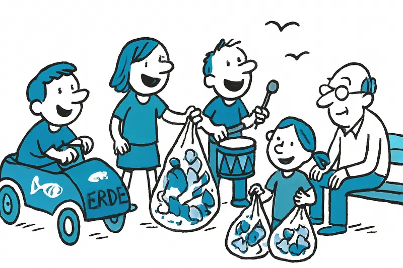 Children Clear Up: Colorful Parade in s'Arenal Makes Litter Visible and Wakes Neighbours