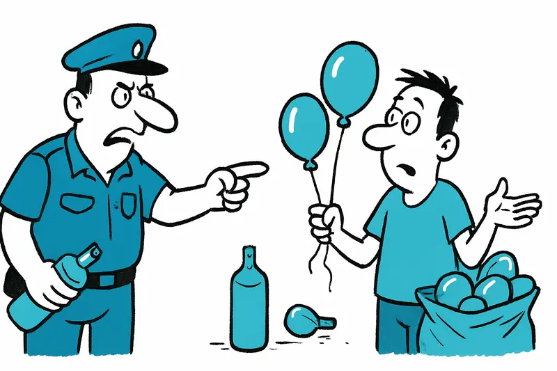 Lachgas am Ballermann: Beschlagnahmt – was jetzt?