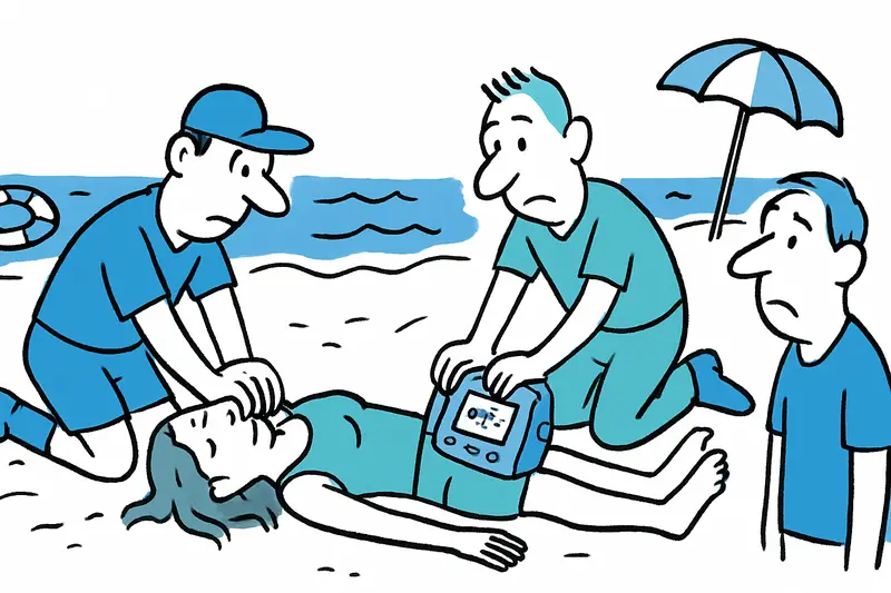 Signs of Life on the Beach: 47-year-old Tourist Stabilized After Resuscitation at Playa de Muro