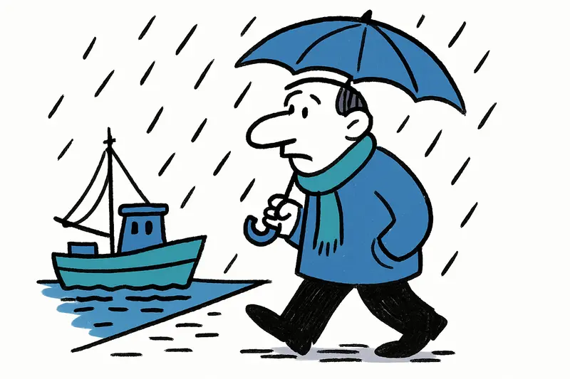 Port d'Andratx: Leichter Nieselregen und angenehme Wärme am Sonntag