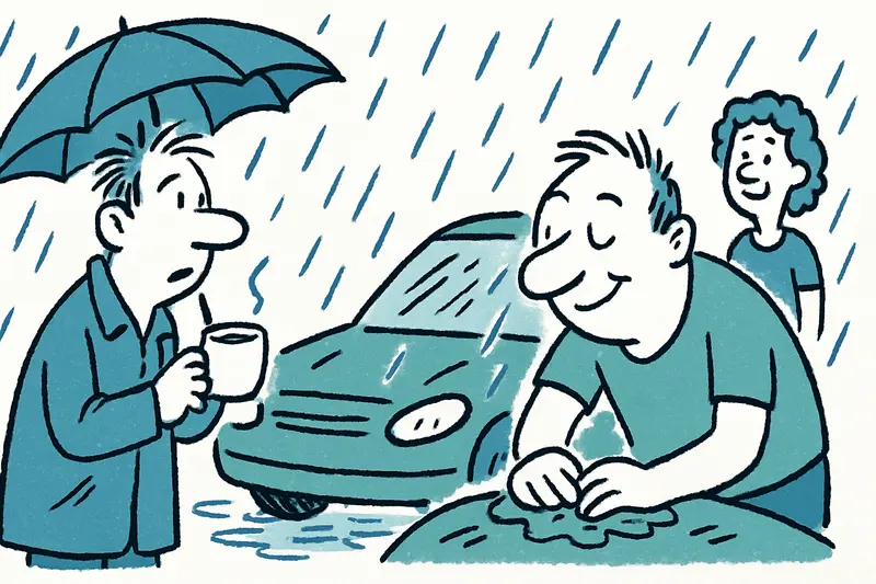 Leichter Regen bringt Erleichterung nach heißem August in Cala Rajada