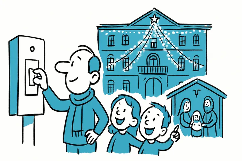 Lights on at the Palau del Consell: Palma begins the Christmas season