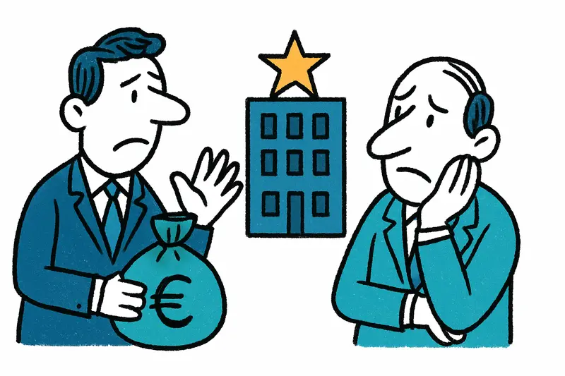 Clientes en hotel de cinco estrellas en las Baleares, representando el turismo de lujo y su impacto económico