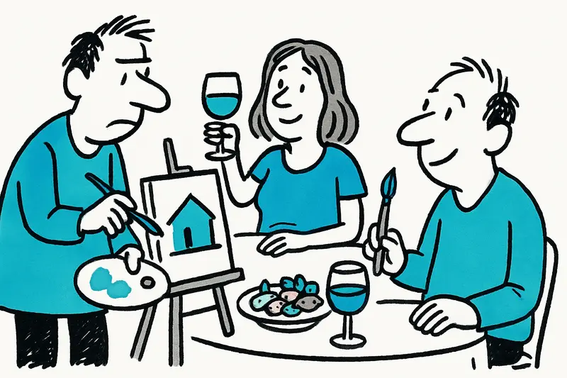 Sip & Paint auf der Finca: Malen, Wein und Tapas zwischen Felanitx und Manacor