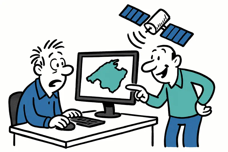 Historische Satellitenbilder Mallorcas von 1956 bis 2024 – neue interaktive Karte