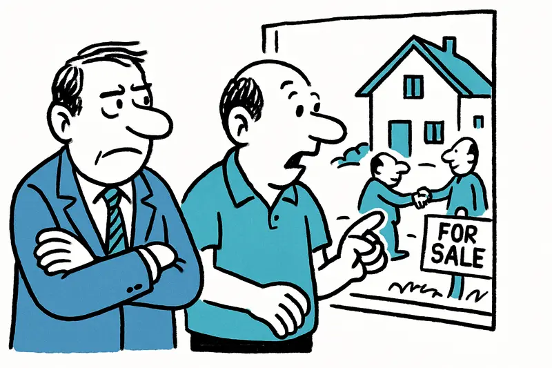 Mallorca hillside with coastal homes illustrating tourism-driven property market and housing affordability debate.