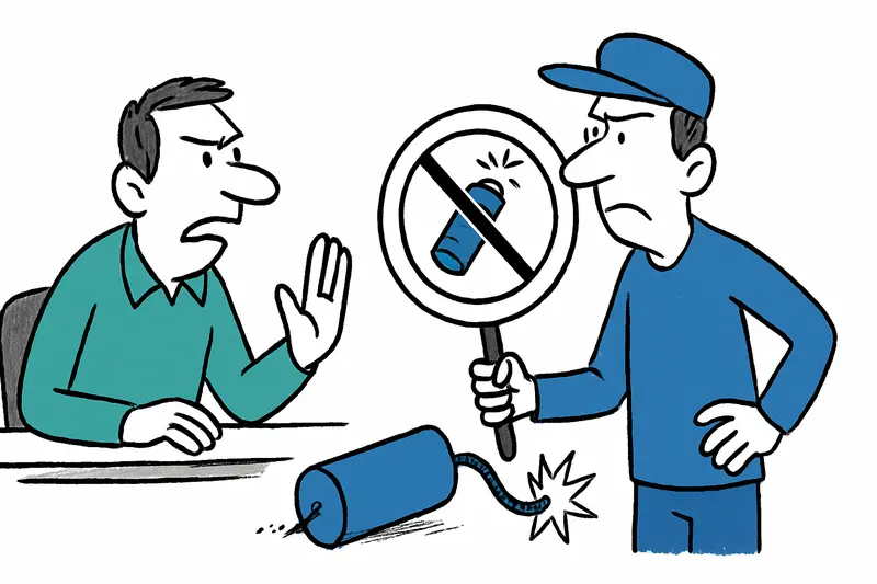 Cartel municipal de Manacor que prohíbe la pirotecnia durante las fiestas de Sant Antoni