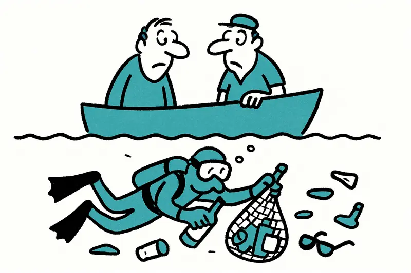 Meeresmüll in Pollença: Taucher-Video zeigt Ausmaß